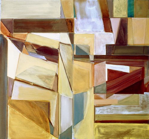 Yellow Planes, 54" x 60", oil on canvas, 1977, private collection.